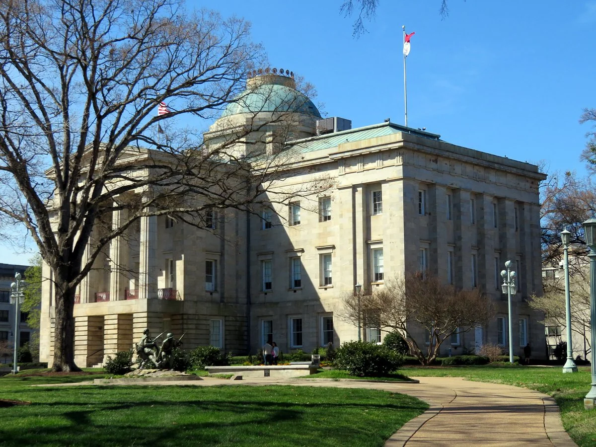 The North Carolina State Capitol in Raleigh